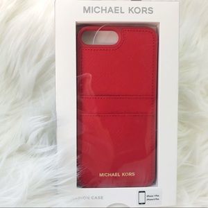 NWT Michael Kors Saffiano Leather Phone Case